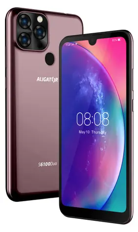 Aligator S6100 Duo 2+32GB hnědá / 6.3