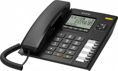 Alcatel T78 černá / analogový telefon s LCD displejem