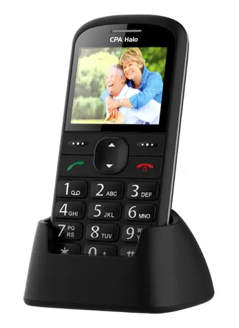 CPA Halo 21 Senior s nabíjecím stojánkem černá / 2.4