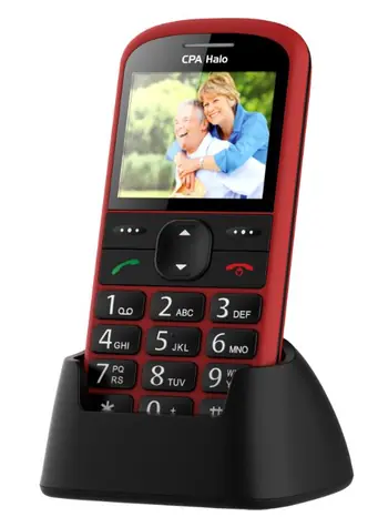 CPA Halo 21 Senior s nabíjecím stojánkem červená / 2.4