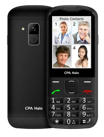 CPA Halo 28 Senior s nabíjecím stojánkem černá / 2.8