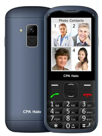 CPA Halo 28 Senior s nabíjecím stojánkem modrá / 2.8