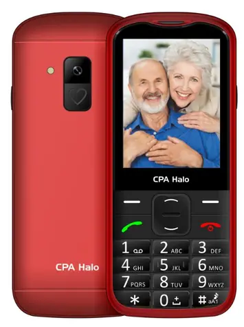 CPA Halo 28 Senior s nabíjecím stojánkem červená / 2.8