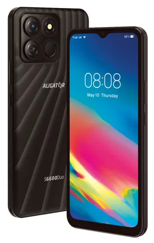 Aligator S6600 Duo 4+64GB černá / 6.6