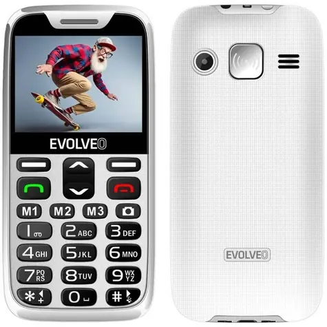 EVOLVEO EasyPhone XR + stojánek bílá / 2.3