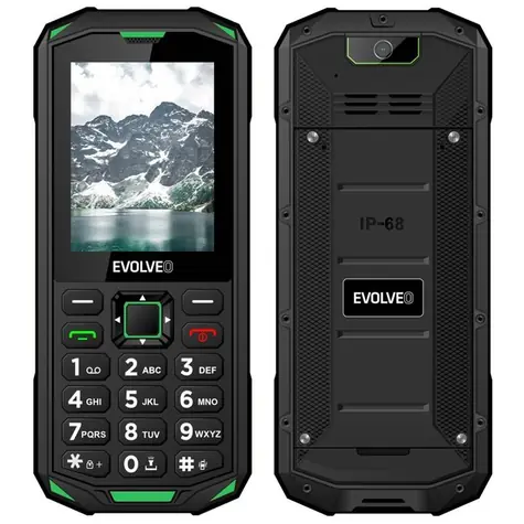 EVOLVEO StrongPhone X5 černo-zelená / 2.4