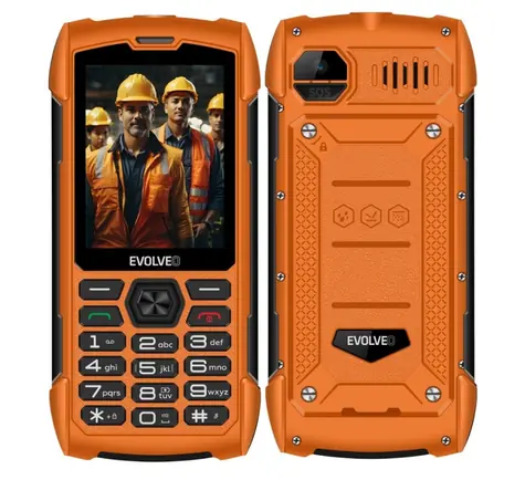 EVOLVEO StrongPhone H1 oranžová / 2.8