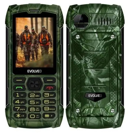 EVOLVEO StrongPhone H1 lovecká camo / 2.8