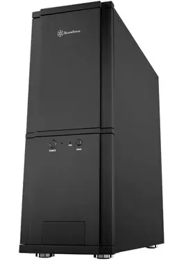 SilverStone SST-TJ03B Temjin / PC skříň / ATX /  USB 2.0 / černá