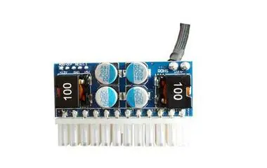 EUROCASE měnič DC/DC (in 12V/out ATX) 150W pico PSU / 24pin / 4pin / molex / SATA / eff. 92+