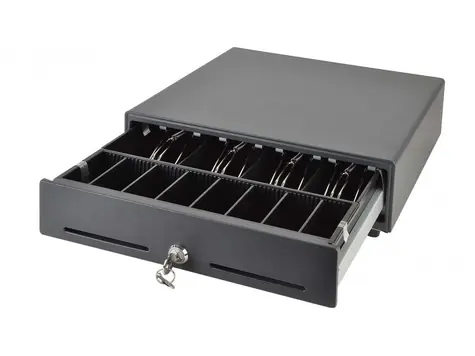 METAPACE K-2 pokladní zásuvka černá / RJ12 / 24V / pro tiskárny účtenek