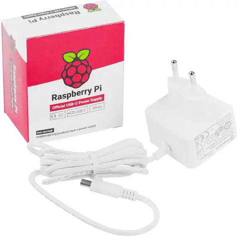 Raspberry Pi napájecí adaptér 3A pro Rpi 4 / bílá / RB-Netzteil4-W