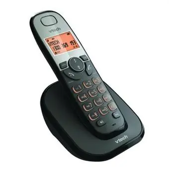 VTech ES1000 černá / bezdrátový telefon / 20 čísel 