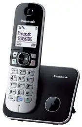 Panasonic KX-TG6811FXB / DECT bezdrátový telefon s 1.8