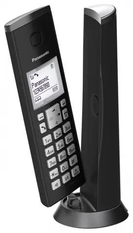 Panasonic KX-TGK210FXB černá / DECT bezdrátový telefon / 3-řádk. displej / LED indikátor