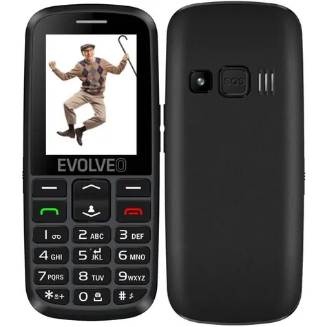 EVOLVEO EasyPhone EG + stojánek černá / 2.4