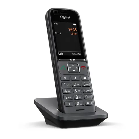 Gigaset S700H PRO černá / bezdrátový telefon / LCD displej / DECT / IP / ISDN