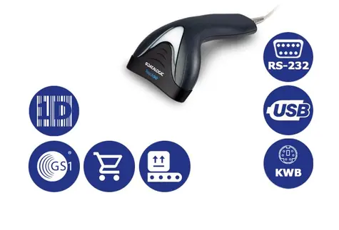 DATALOGIC Touch 90 Pro / snímač 1D čárových kódů / Multi-IF / pouze snímač / stojánek / šedá