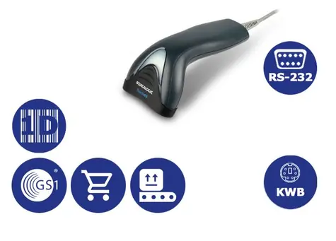 DATALOGIC Touch 65 Light (TD1170-BK-65) šedá / snímač 1D čárových kódů / RS-232 / KBW
