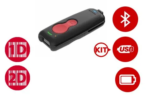Honeywell 1602g kit-micro USB / snímač čárových kódů / 2D / kapesní / BT / USB / černá