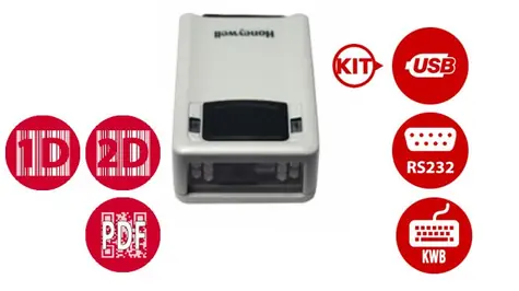 Honeywell VuQuest 3320g kit-USB / 2D snímač čárových kódů / Multi-IF / šedá