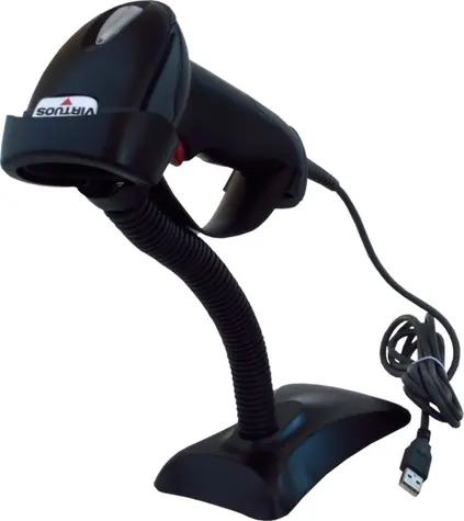 VIRTUOS HT-900A černá / kit USB / snímač 1D čárových kódů /emulace (KBW / RS-232) / černá