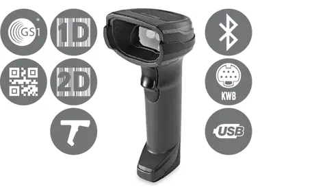 ZEBRA DS8178 SR / 2D snímač čárových kódů / BT / FIPS / nab. kolébka / bez kabelu