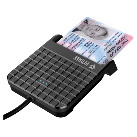YENKEE YCR 101 USB / čtečka čipových karet / USB 2.0 / eObčanka / eBanking / černá