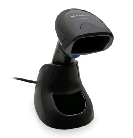 DATALOGIC QuickScan QD2590-BKK1B kit2-USB / čtečka 2D kódu / multi-IF / sklopný stojánek / černá