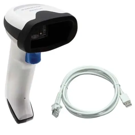 DATALOGIC QuickScan QD2590-WHK1 kit-USB / čtečka 2D kódu / multi-IF / bílá