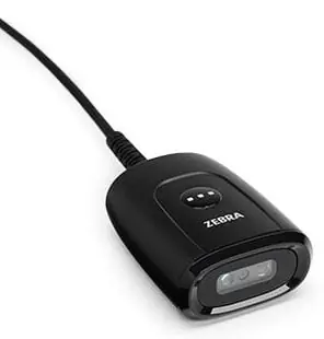 ZEBRA DS55 SR kit (USB) černá / 2D Snímač čárových kódů / USB / RS-232 / držák / IP54