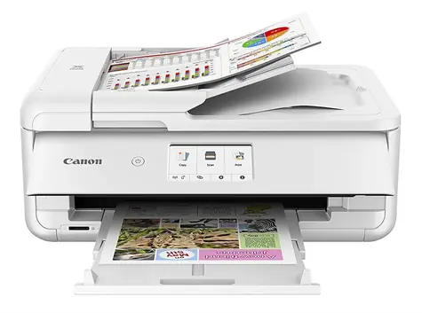 Canon PIXMA TS9551Ca bílá / barevná inkoustová multifunkce / A3 / 4800 x 1200 / USB / LAN /  Wi-Fi