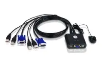 ATEN CS-22U / KVM switch CS-22U USB 2PC mini / 1 m